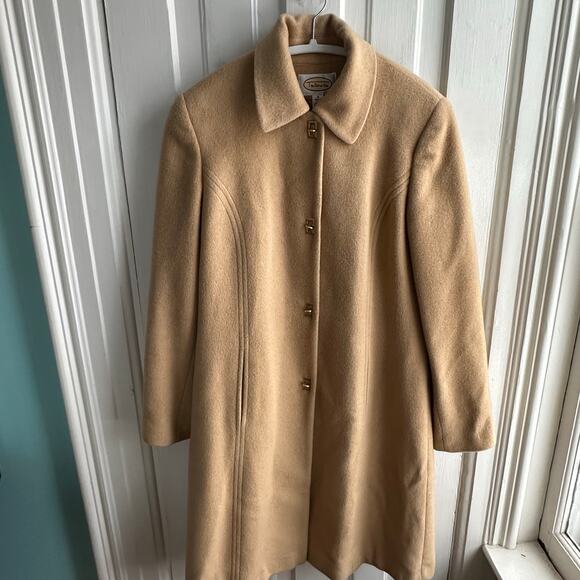 Vintage Talbots Camel Hair Coat - Picture 2 of 8